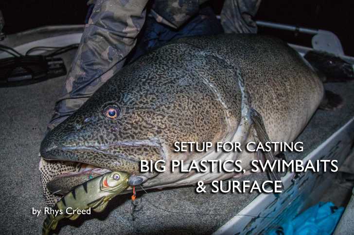 Setup for Casting Big Plastics, Swimbaits and Surface