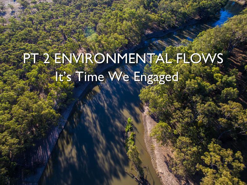Pt 2 Environmental Flows – It’s Time we Engaged!